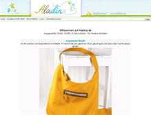 Tablet Screenshot of aladina.de